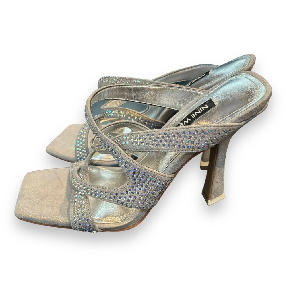 Nine West shoes Women‎ Silver Beautiful Shoes Sz 6M